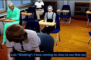 That pawg teacher with the big ass is teaching me a lesson I won't forget