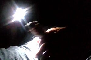 the electroman stroking calibrating his zapper