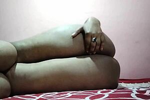 hot beautiful girl masturbating while watching sexy video on her mobile, so cute and sexy