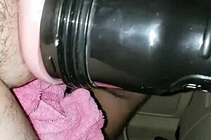 Amazing blowjob with toy, watch black99 deepthroat!