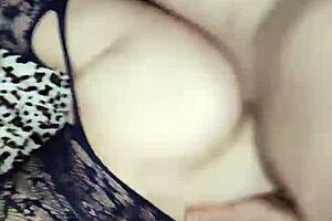 Beautiful athletic wife enjoys homemade anal sex