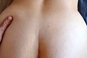 Curvy Housewife Bent Over for Quick Doggystyle Sex Before Bedtime