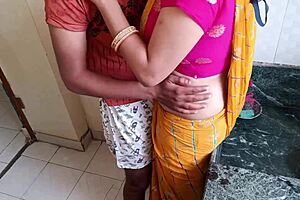 horny married woman gets anal in kitchen while washing dishes moaning loudly