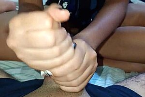 Casallombra, my wife gives a sloppy handjob, he said.