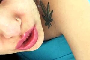 Live vaginal and anal massage on face