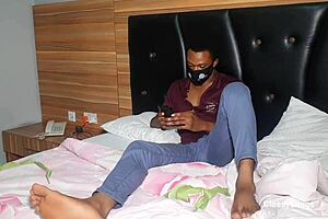 i hooked up with this ebony girl during lockdown, fucking her big tits and ass.