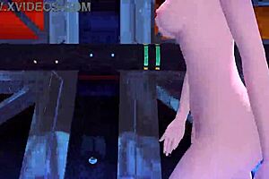 Hatsune Miku's Alien Nude Mod Reveals Massive Tits and Ass in Bunny Costume!