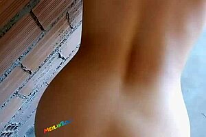 Peruvian Wife Fucks Bricklayer On Terrace