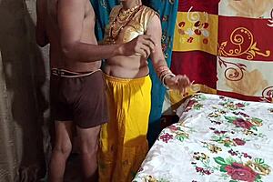 First Time Indian Bride Breaks Seal in Anal Creampie Wedding Roleplay