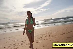 Busty Blonde Sahara Skye Sucks Friend's Cock