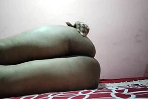 hot beautiful girl masturbating while watching sexy video on her mobile, so cute and sexy