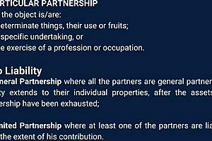 I explore the law on partnership with amateurs