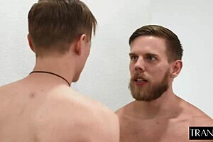 Beautiful shemale gangbang