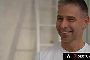 21 sextury - gorgeous shalina devine loves helping males in the sperm donor office full scene