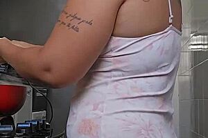 Pregnant Woman Shows Off