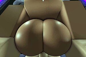 Submissive slut endures intense anal fucking in roblox condo