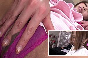 japanese sex toy infomercial turns into hot group sex