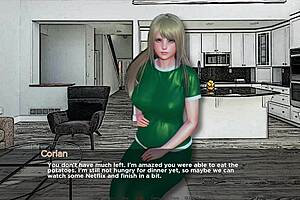 Blonde Chubby Girl Plays Overstuffed Ending in Jailbird Scenario