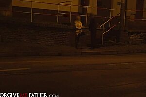 deviante - blonde milf blindfolded and fucked roughly doggystyle