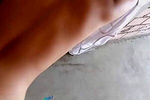 Peruvian Wife Fucks Bricklayer On Terrace