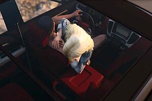 gta 5 franklin enjoys hooker service in car