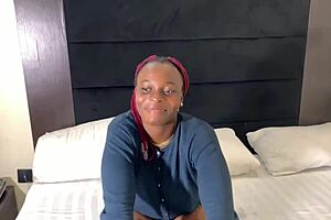 Pretty Ebony Joy In Horny Casting Interview
