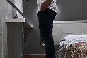 Moan at Huge Cock Cum - Open Mouth Drink Sperm 😈