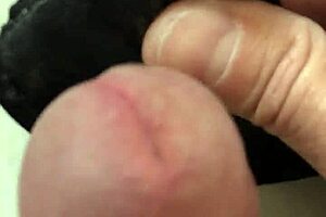 Placed My Cock On My Girlfriend's Dirty Panties