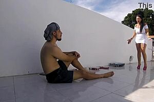 Construction site pounding action