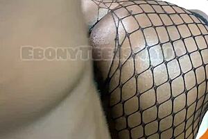 blacked teen enjoys doggystyle from big black cock