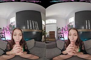 vrallure closer with big tits masturbation