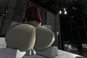 having a fun game session with a companion in a relaxed moment