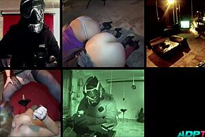 Two Cocks, Two Pussies, and a Harness in a Dungeon Orgy