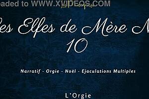 les elfes de mère noël 10 - french dirty talk orgy