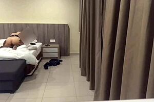 placed hidden cam to record this cheating tinder slut with me