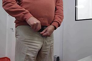 back at hospital, jerk off waiting for sexy nurse?