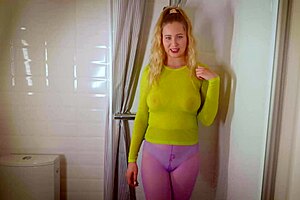 Pornstar Displays Wet Clothing