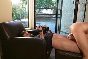 Showing off her new bikini bailey brooke walks in to find a camera pointed at her justin sane films them having sex and hes soo turned on he cums twice 😍