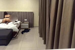 placed hidden cam to record this cheating tinder slut with me