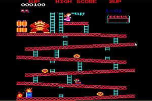 Lets play donkey kong with brunette