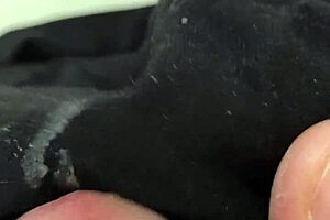 Placed My Cock On My Girlfriend's Dirty Panties