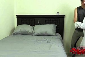 Neighbor and lover start affair with teasing 😏