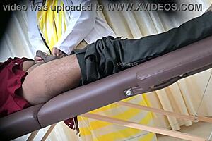 Lucky Guy Receives Handjob from Doctor in Hospital