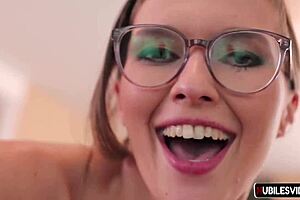 Younger woman takes test with mature stacy cruz