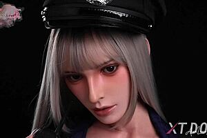 Hannah blonde slut police officer naked body xtdoll sexdoll 164c