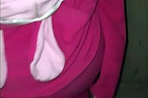 Halloween-Costumed Mature Woman Gives Free Blowjob Outdoors