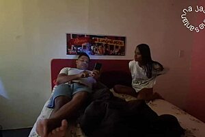 teen latina gives ass in soccer shirt