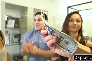 Random women convinced to flash their big tits and natural asses in reality