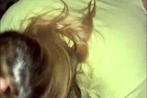 Blowjob queen deepthroats slut with monster cock