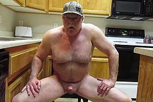 Naked Person In Kitchen Chair